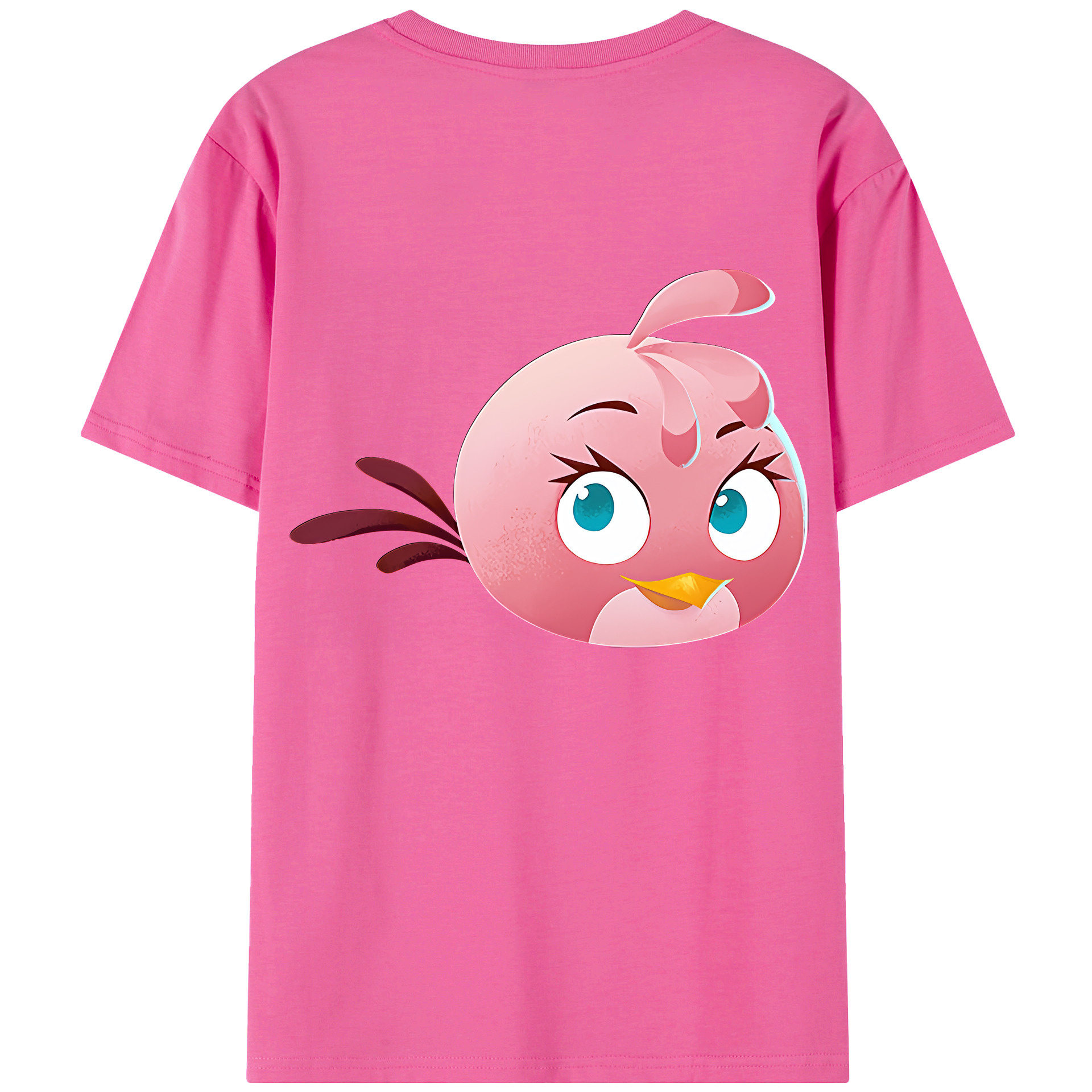 （画像用） Angry Birds アングリーバード レディース半袖Tシャツ(バックプリント)